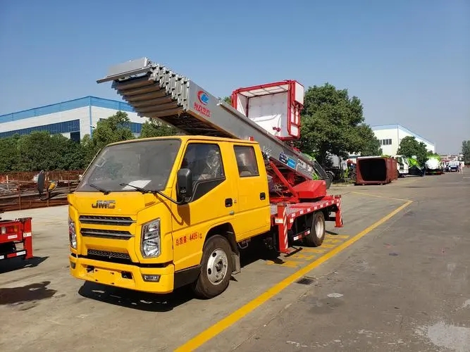 自流井附近云梯车出租 砂石搬运